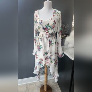 NOBO Floral White Dress NWT Juniors Size Xs
